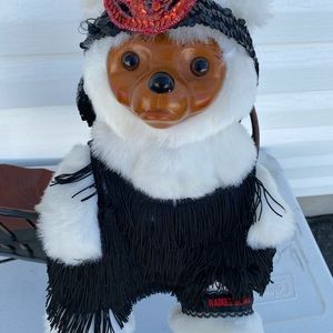 Raikes Bear flapper girl bear wood parts